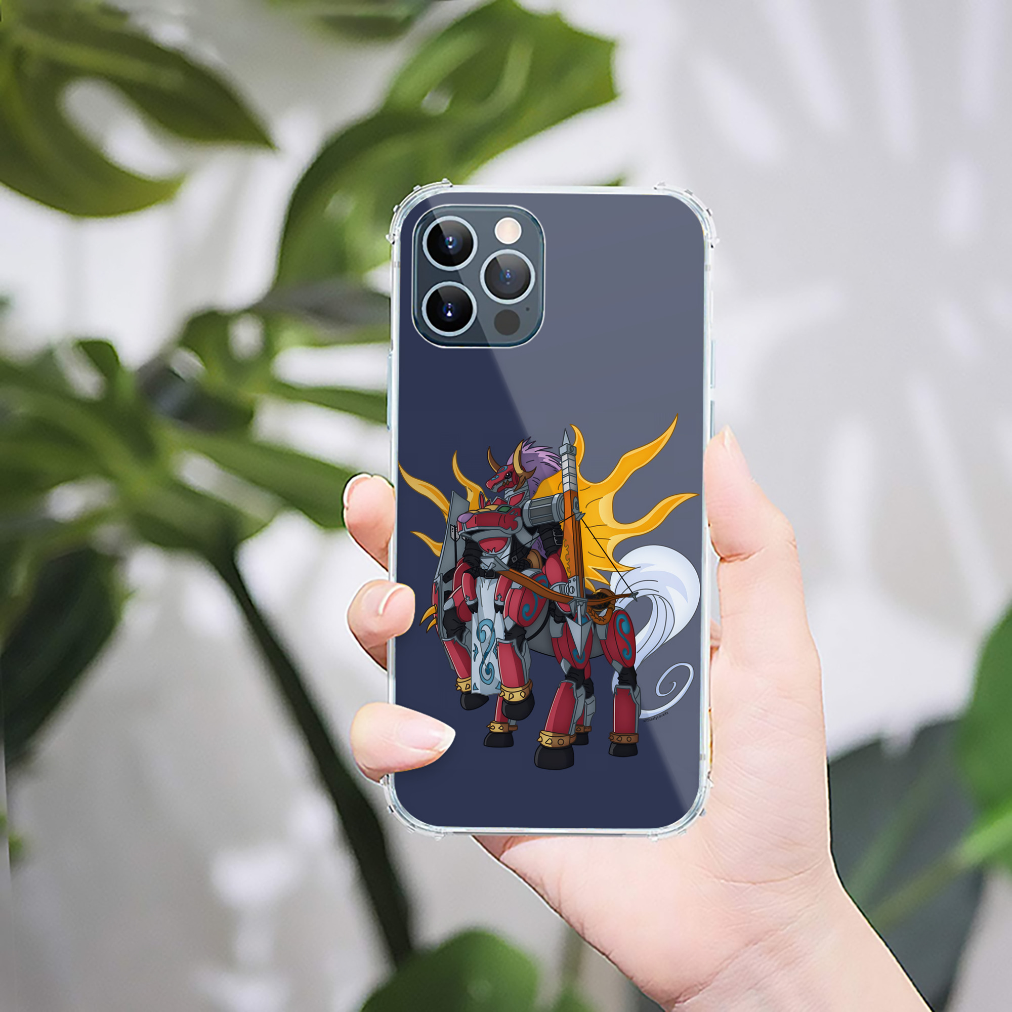 （画像用） Digimon デジタルモンスター/デジモン 【iPhone 12シリーズ対応】透明スマホケース（クリアソフトケース）